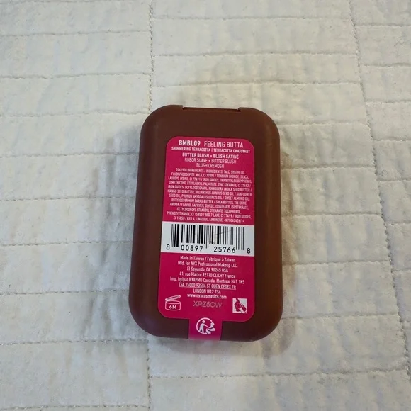 NYX Buttermelt Shimmering Terracotta Blush BMBL09 Feeling Butta NIB - Picture 3 of 3